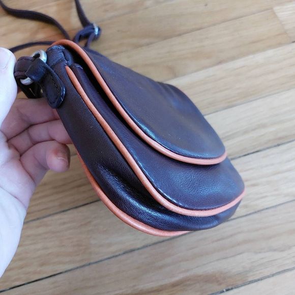 Osgoode Marley Cindy Mini Flap Leather Crossbody Purse - Picture 7 of 10